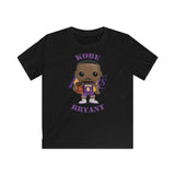 Kobe Bryant L.A Lakers (Purple), Kids Gildan Softstyle Tee Shirt