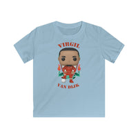 Virgil Van Dijk Liverpool, Kids Gildan Softstyle Tee Shirt