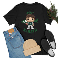 Joe Namath New York Jets, Soft Cotton Bella and Canvas Short Sleeve Tee shirt
