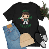 Joe Namath New York Jets, Soft Cotton Bella and Canvas Short Sleeve Tee shirt