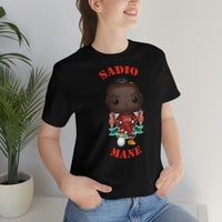 Sadio Mane Liverpool, Soft Cotton Bella and Canvas Short Sleeve Tee shirt