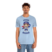 Josh Allen Buffalo Bills, Soft Cotton Bella and Canvas Short Sleeve Tee shirt