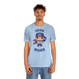 Josh Allen Buffalo Bills, Soft Cotton Bella and Canvas Short Sleeve Tee shirt