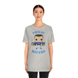 Philip Rivers L.A Chargers, Soft Cotton Bella and Canvas Short Sleeve Tee shirt