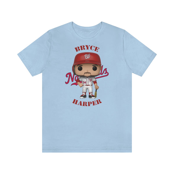 Bryce Harper Washington Nationals, Soft Cotton Bella and Canvas Short Sleeve Tee shirt