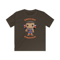 Kristaps Porzingis New York Knicks, Kids Gildan Softstyle Tee Shirt