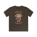 Kristaps Porzingis New York Knicks, Kids Gildan Softstyle Tee Shirt