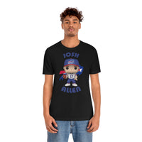 Josh Allen Buffalo Bills, Soft Cotton Bella and Canvas Short Sleeve Tee shirt