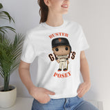 Buster Posey San Francisco Giants, Soft Cotton Bella and Canvas Short Sleeve Tee shirt