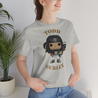 Todd Gurley L.A Rams, Soft Cotton Bella and Canvas Short Sleeve Tee shirt