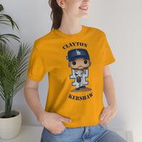 Clayton Kershaw L.A Dodgers, Soft Cotton Bella and Canvas Short Sleeve Tee shirt