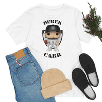Derek Carr Las Vegas Raiders, Soft Cotton Bella and Canvas Short Sleeve Tee shirt