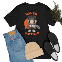 Baker Mayfield Cleveland Browns, Soft Cotton Bella and Canvas Short Sleeve Tee shirt