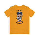 Clayton Kershaw L.A Dodgers, Soft Cotton Bella and Canvas Short Sleeve Tee shirt