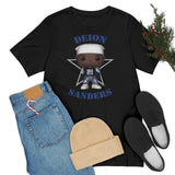 Deion Sanders Dallas Cowboys Throwback, Soft Cotton Bella and Canvas Short Sleeve Tee shirt