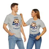 Steve Largent Seattle Seahawks, Soft Cotton Bella and Canvas Short Sleeve Tee shirt